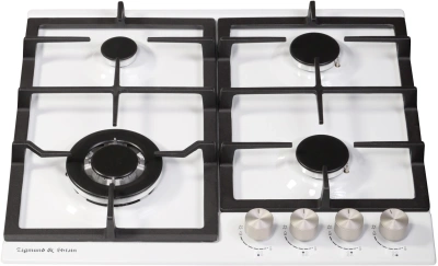 Газовая варочная поверхность Zigmund & Shtain Sabaf G 14.6 W белый