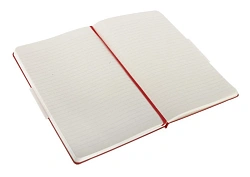 Блокнот Moleskine CLASSIC QP060R Large 130х210мм 240стр. линейка твердая обложка красный