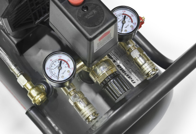 Компрессор поршневой Парма БМ K-1500/24БМ безмасляный 237л/мин 24л 1500Вт серый/черный