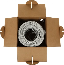 Кабель информационный ITK Generica BC1-C502-111-305-G кат.5 UTP 2 пары 24AWG PVC внутренний 305м серый