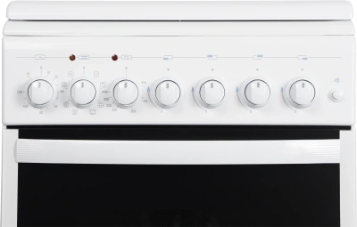 Плита Комбинированная Gefest ПГЭ 5102-03 0023 белый (металлическая крышка) реш.чугун