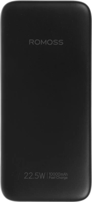 Мобильный аккумулятор Romoss PHC10 10000mAh 22.5W 3A USB-A/USB-C черный