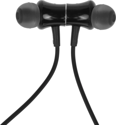 Гарнитура внутриканальные Hoco ES64 черный беспроводные bluetooth шейный обод