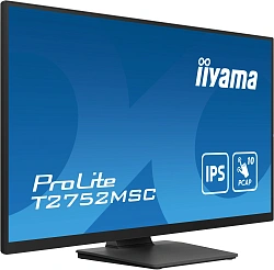 Монитор Iiyama 27" ProLite T2752MSC-B1 черный IPS LED 16:9 HDMI M/M глянцевая 1000:1 400cd 178гр/178гр 1920x1080 60Hz DP FHD USB Touch 6.7кг
