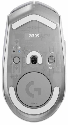 Мышь Logitech G309 Lightspeed белый оптическая 25600dpi беспров. BT 6but (910-007209)