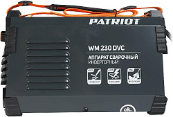 Сварочный аппарат Patriot WM230DVC инвертор ММА 10.7кВт (кейс в компл.)