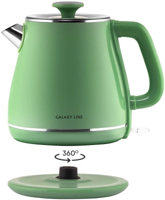 Чайник электрический Galaxy Line GL 0331 1.8л. 2200Вт зеленый корпус: пластик (ГЛ0331ЛЗЕЛ)
