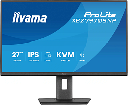 Монитор Iiyama 27" ProLite XB2797QSNP-B1 черный IPS LED 16:9 HDMI M/M матовая HAS Piv 350cd 178гр/178гр 2560x1440 75Hz DP 2K USB 9.7кг