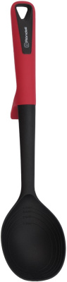 Ложка для первых/вторых блюд Rondell Craft RD-1870 черный/красный упак.:картонная подложка