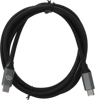 Кабель Digma D-TYPE-C-USB3.2-100W-4K-1.5M USB Type-C (m)-USB Type-C (m) 1.5м черный