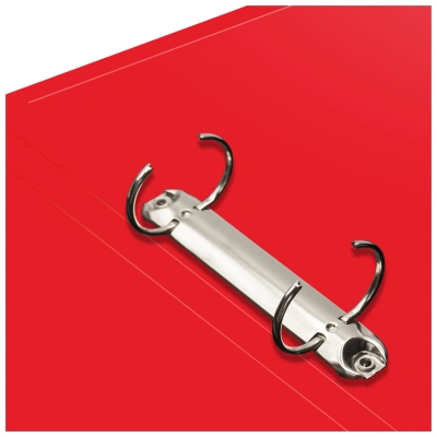 Папка на 2-х кольцах Buro -ECB0420/2RRED A4 пластик 0.5мм красный