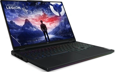 Ноутбук Lenovo Legion Pro 7 16IRX9H Core i9 14900HX 32Gb SSD1Tb NVIDIA GeForce RTX4090 16Gb 16" IPS WQXGA (2560x1600) без ОС black WiFi BT Cam (83DE004HRK)