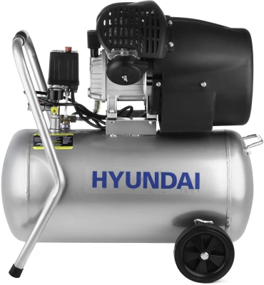 Компрессор поршневой Hyundai HYC 40250LMS масляный 400л/мин 50л 2200Вт серебристый/черный