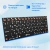 Клавиатура Оклик 840S черный USB беспроводная BT slim (754787)