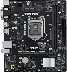 Материнская плата Asus PRIME H510M-R-SI Soc-1200 Intel H510 2xDDR4 mATX AC`97 8ch(7.1) GbLAN+VGA+DVI+HDMI White Box