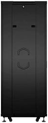 Шкаф серверный Cabeus (SH-05C-42U60/100-BK) напольный 42U 600x1000мм пер.дв.стекл металл 800кг черный 900мм IP20 сталь