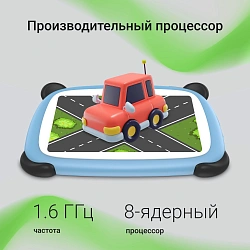 Планшет Digma Kids A7 SC9863A (1.6) 8C RAM2Gb ROM32Gb 7" IPS 1024x600 4G Android 11.0 Go синий 2Mpix 0.3Mpix BT WiFi microSD 128Gb 2800mAh 140hrs