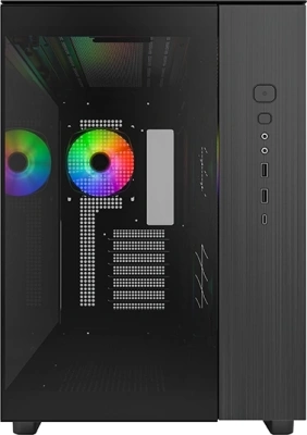 Корпус Montech King 65 PRO черный без БП ATX 8x120mm 6x140mm 2xUSB3.0 audio bott PSU