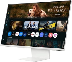 Монитор Samsung 32" S32FM801UMXUE белый VA LED 4ms 16:9 HDMI M/M Cam матовая HAS Piv 3000:1 400cd 178гр/178гр 3840x2160 60Hz 4K USB 7кг