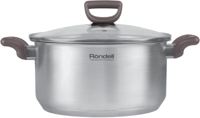 Кастрюля Rondell Fest RDS-1322 2.8л. d=20см (с крышкой) стальной