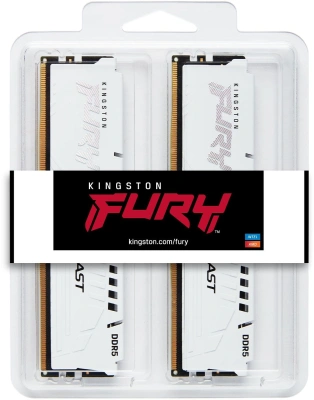 Память DDR5 2x16GB 6400MHz Kingston KF564C32BWK2-32 Fury Beast RTL Gaming PC5-51200 CL32 DIMM 288-pin 1.4В kit dual rank с радиатором Ret