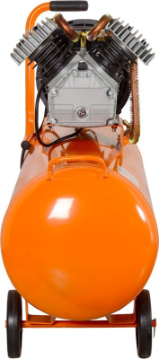 Компрессор поршневой Вихрь КМП-400/100 масляный 400л/мин 100л 2500Вт оранжевый