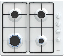 Газовая варочная поверхность Bosch PBP6C2K80O белый