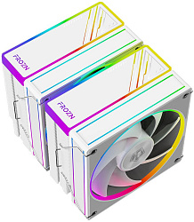 Устройство охлаждения(кулер) ID-Cooling Frozn A620 ARGB Soc-AM5/AM4/1200/1700/1851 белый 4-pin 29.9dB Al+Cu 270W 1200gr Ret (FROZN A620 ARGB WHITE)