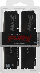 Память DDR5 2x16GB 6400MHz Kingston KF564C32BBK2-32 Fury Beast RTL Gaming PC5-51200 CL32 DIMM 288-pin 1.4В kit single rank с радиатором Ret