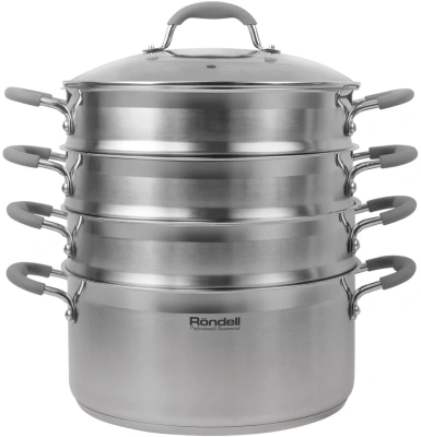 Кастрюля-пароварка Rondell RDS-1103 16.7л. d=26см (с крышкой) стальной
