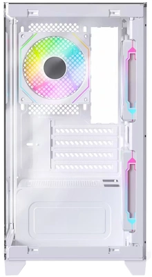 Корпус Bloody BD-CC103F белый без БП mATX 7x120mm 1xUSB2.0 1xUSB3.0 audio bott PSU