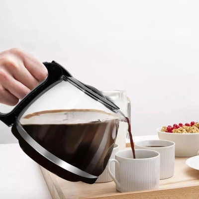 Кофеварка капельная Kitfort КТ-7260 550Вт черный/нержавеющая сталь