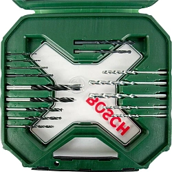 Набор бит и сверл Bosch X-line 54 (2607010610) по мет/камн/дер (54пред.) для шуруповертов/дрелей