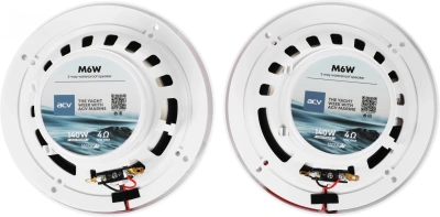 Колонки автомобильные ACV Marine M6 70Вт 87дБ 16.5см (6 1/2дюйм) (ком.:2кол.) коаксиальные двухполосные