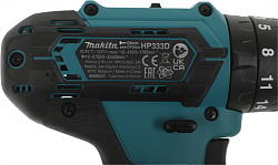 Дрель-шуруповерт Makita HP333DZ аккум. патрон:быстрозажимной