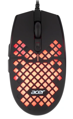 Мышь Acer OMW134 черный оптическая 6400dpi USB 6but (ZL.MCEEE.018)