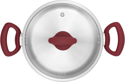 Кастрюля Rondell Heidi RDS-1113 2.8л. d=20см (с крышкой) стальной