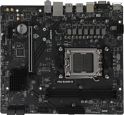 Материнская плата MSI PRO B650M-B Socket AM5 AMD B650 2xDDR5 mATX AC`97 8ch(7.1) 2.5Gg RAID+VGA+HDMI