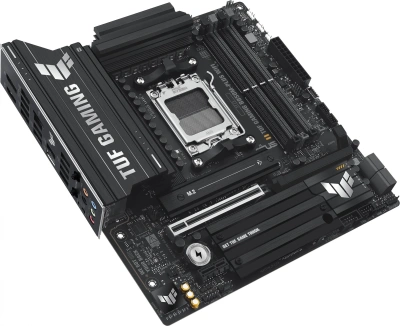 Материнская плата Asus TUF GAMING B850M-PLUS WIFI SocketAM5 AMD B850 4xDDR5 mATX AC`97 8ch(7.1) 2.5Gg RAID+HDMI+DP