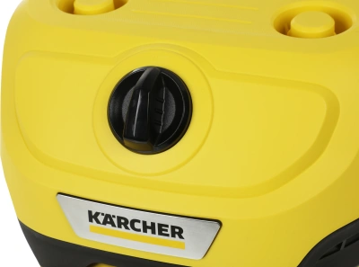 Строительный пылесос Karcher WD 2 Plus V-12/6/18/C 1000Вт (уборка: сухая/влажная) желтый