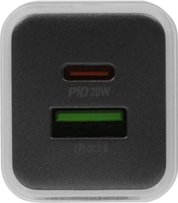 Сетевое зар./устр. Hoco N46 Glorious 20W 3A (PD+QC+AFC) USB-A/Type-C универсальное синий (35318)