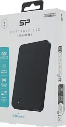 Накопитель SSD Silicon Power USB3.0 1TB SP010TBPSDS05SAK S05 Stream 1.8" черный