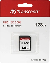 Флеш карта SDXC 128GB Transcend TS128GSDC300S w/o adapter