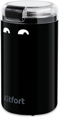 Кофемолка Kitfort КТ-7116 200Вт сист.помол.:ротац.нож вместим.:40гр черный