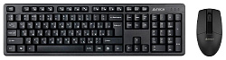 Клавиатура + мышь A4Tech 3330N клав:черный мышь:черный USB беспроводная Multimedia