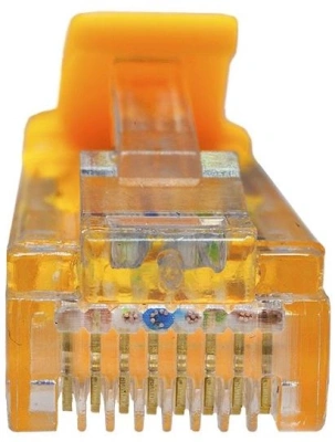 Патч-корд Suprlan 10-0162 UTP RJ-45 вил.-вилка RJ-45 кат.5E 1м желтый LSZH 26AWG