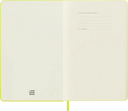 Блокнот Moleskine CLASSIC QP062C2 Large 130х210мм 240стр. нелинованный твердая обложка лайм