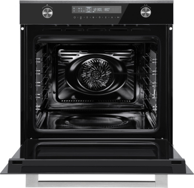 Духовой шкаф Электрический Weissgauff EOM 751 PDBSX черный/нержавеющая сталь