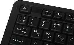 Клавиатура A4Tech Fstyler FK10 черный/серый USB (FK10 GREY) кабель 1.5м