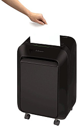 Шредер Fellowes PowerShred LX210 черный (секр.P-4) фрагменты 16лист. 23лтр. скрепки скобы пл.карты